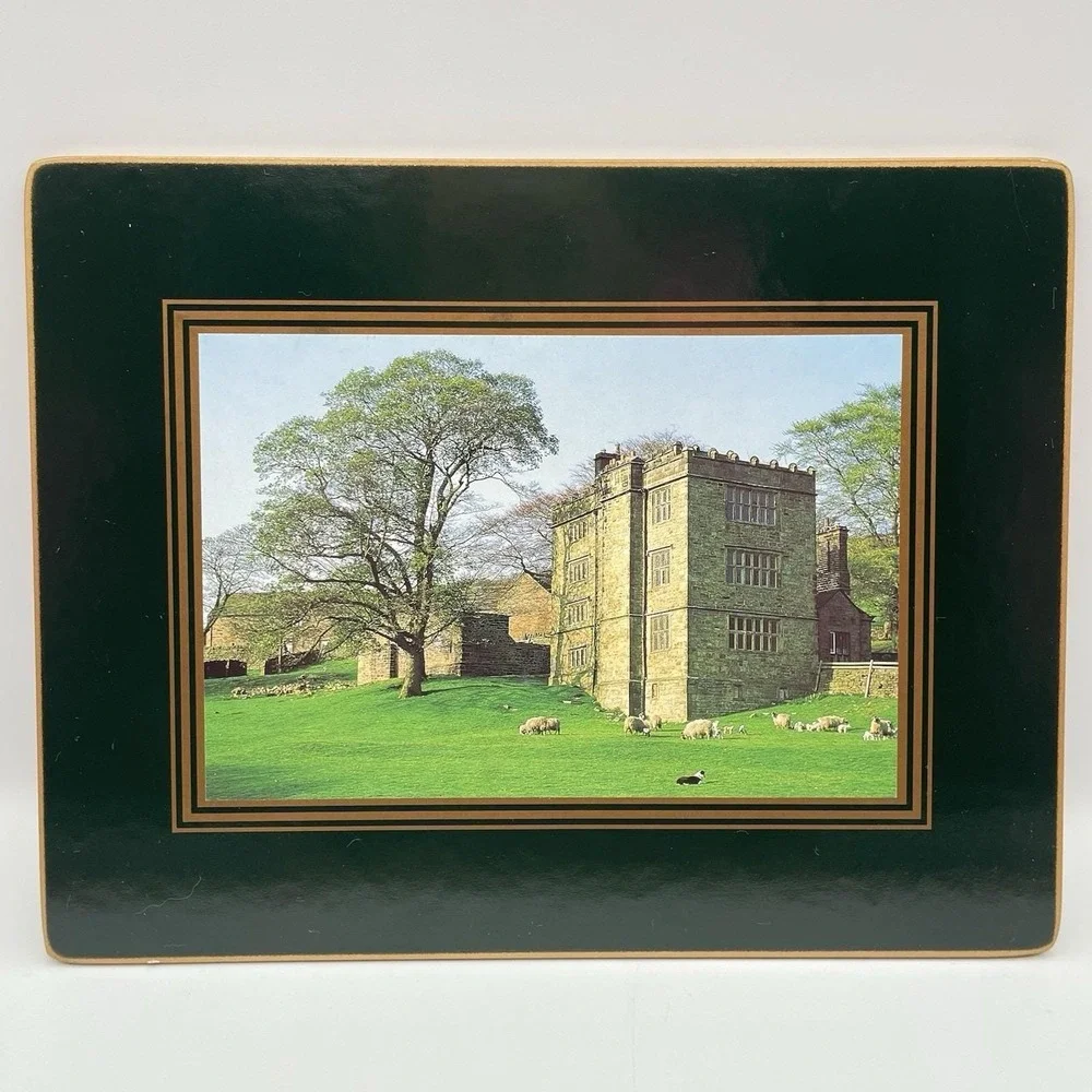 Vintage 1990s Hedgerow Derbyshire England‎ Cork Back Placemats Set of 5